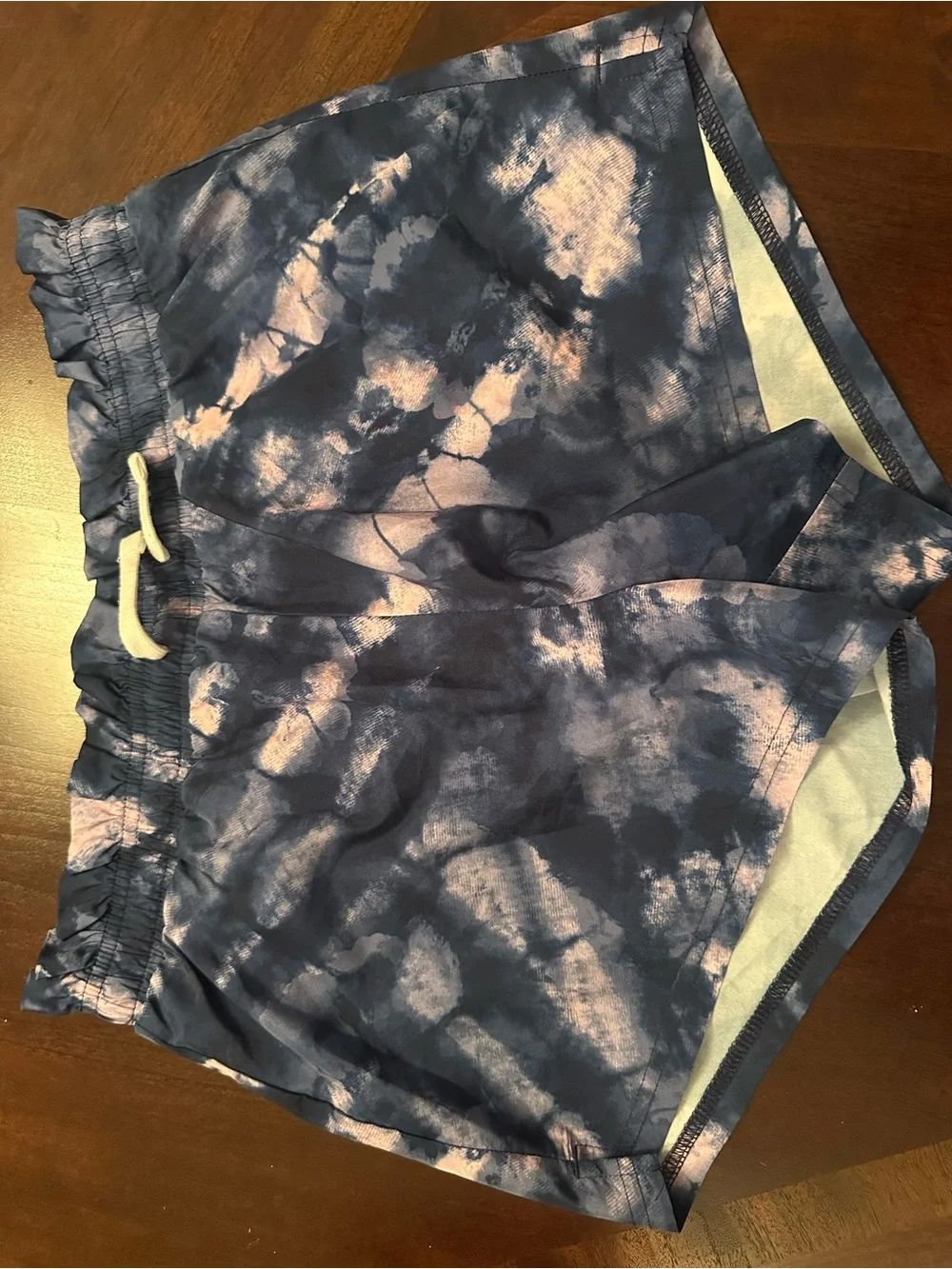 abercrombie kids Navy Blue and White Tie-Dye Sleep Tank & Shorts Set